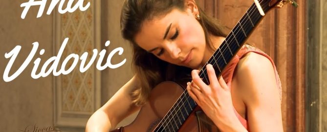 Ana Vidovic plays Asturias on a Jim Redgate
